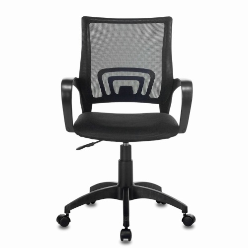 Кресло офисное Brabix Fly MG-396 тсетка/ткань, черное 532083 фото 2
